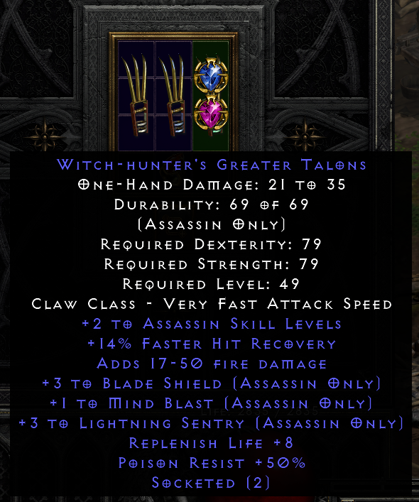 Witch-Hunter Greater Talon