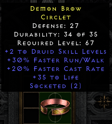 Demon brow circlet