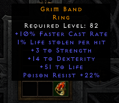 Grim band Blood ring (RvC)