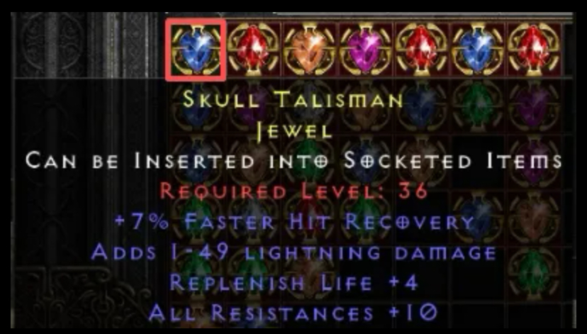 Skull talisman (c1)