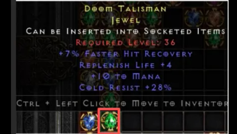 Doom talisman (c1)