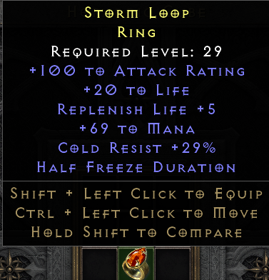 (LLD) Storm Loop Ring